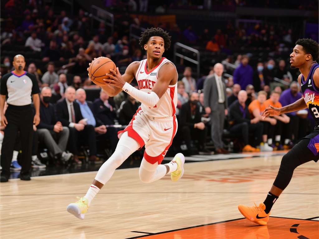 作为一名年轻的新星，杰伦·格林本场比赛再